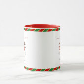 Mug Noël personnalisé Cerf visage Noël (Centre)