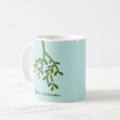Mug Noël personnalisé de Mistletoe (Devant gauche)