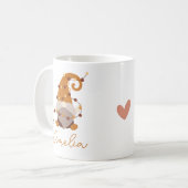 Mug Noël personnalisé Gnome nordique (Devant gauche)