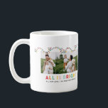 Mug Noël photo collage arc-en-ciel mignon plaisir<br><div class="desc">Noël photo collage arc-en-ciel mignon plaisir tout est brillant design. Idéal pour un séjour familial moderne.</div>