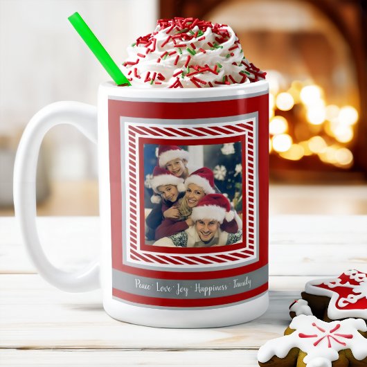 Mug Noël photo personnalisée