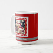 Mug Noël photo personnalisée (Devant gauche)