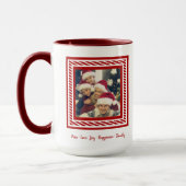 Mug Noël photo personnalisée (Gauche)