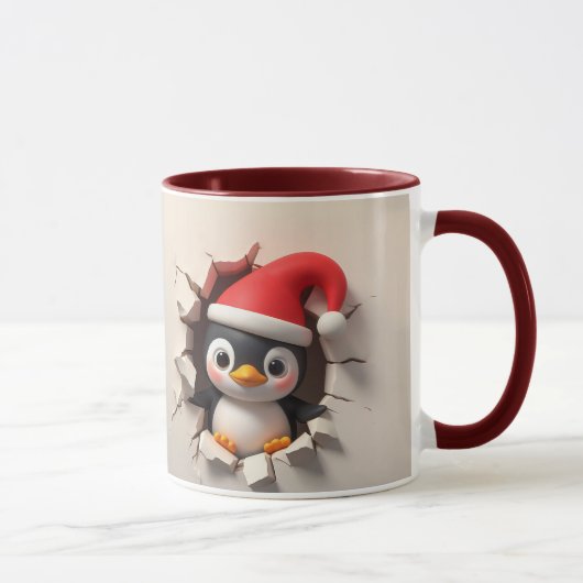 Mug Noël pingouin (Droite)