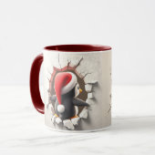 Mug Noël pingouin (Devant gauche)