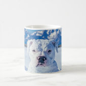 Mug Noël Pitbull Chien Snowman (Centre)