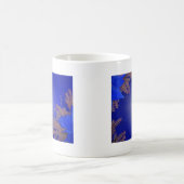 Mug Noël Poinsettia Bleu (Centre)