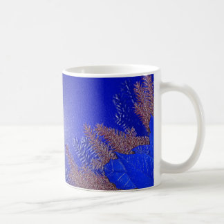 Mug Noël Poinsettia Bleu