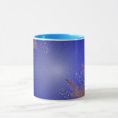 Mug Noël Poinsettia Bleu I (Centre)
