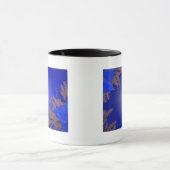 Mug Noël Poinsettia Noir Et Gris I (Centre)