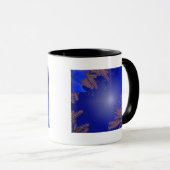 Mug Noël Poinsettia Noir Et Gris I (Devant droit)