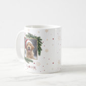 Mug Noël pour animaux de compagnie moderne – Cadeau de (Devant gauche)