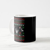 Mug Noël pour les golfers femmes Golf Vilain Noël (Devant gauche)