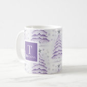 Mug Noël pourpre (Devant gauche)