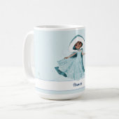Mug Noël Princesse Enchantée Filles Snowflakes (Devant gauche)