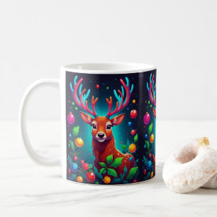 Mug Noël "Reindeer & Baubles"
