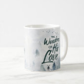 Mug Noël Religieux Merveilles de ses Bénédictions d'Am (Devant droit)