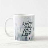 Mug Noël Religieux Merveilles de ses Bénédictions d'Am (Gauche)