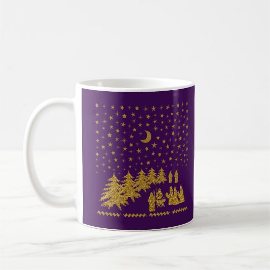 Mug Noël religieux, Naissance de Jésus (Gauche)