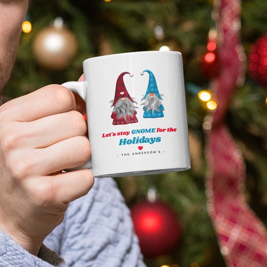 Mug Noël 'Restons Gnome pour les Fêtes'