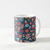 Mug Noël Rétro (Devant droit)