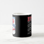 Mug Noël rétro du gentil Snowman (Centre)