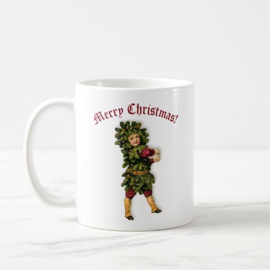 Mug Noël Rétro Mignon (Gauche)