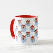 Mug Noël Retro Père Noël (Devant gauche)