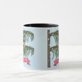 Mug Noël , Rétro , Pinsons (Centre)
