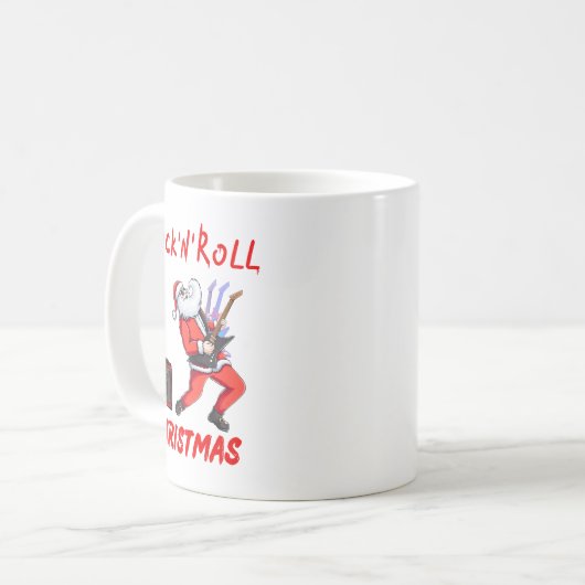 Mug Noël Rock-N-Roll (Devant gauche)