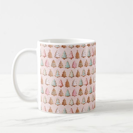 Mug Noël rose  (Gauche)