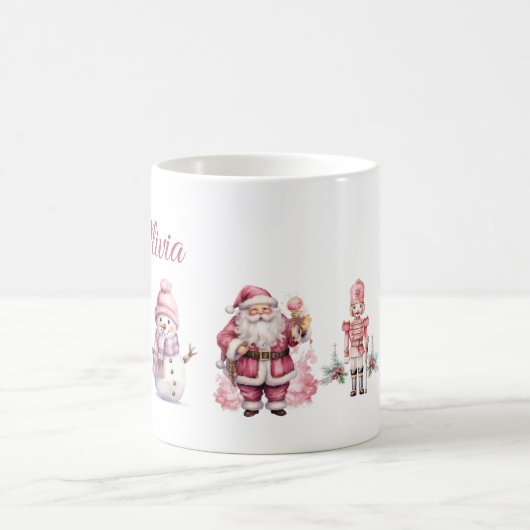 Mug Noël rose (Centre)