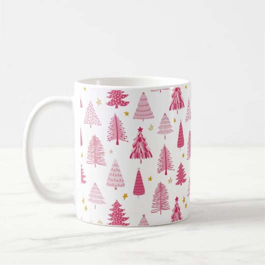 Mug Noël rose (Gauche)