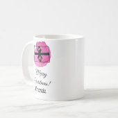 Mug Noël rose (Devant gauche)