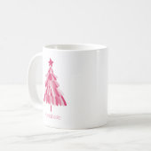 Mug Noël rose (Devant gauche)