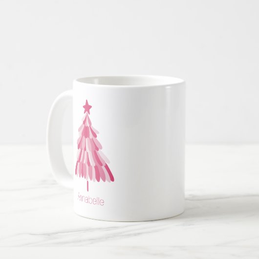 Mug Noël rose (Devant gauche)