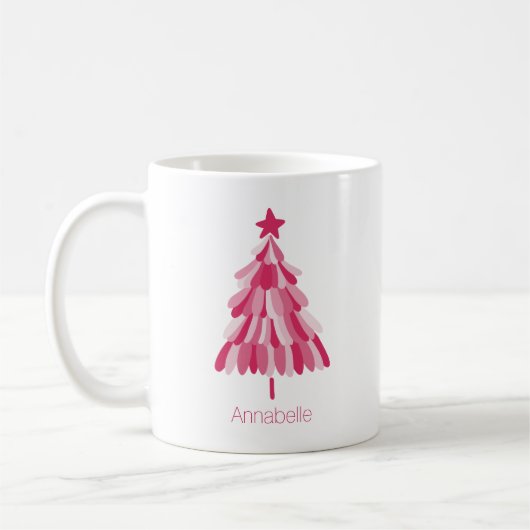Mug Noël rose (Gauche)