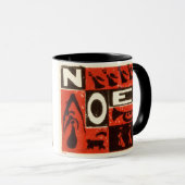 Mug Noel Rouge (Devant droit)