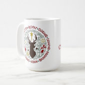 Mug Noël Rudolf Reindeer (Devant gauche)