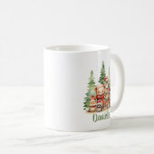 MUG NOËL RUSTIQUE ANIMAUX EN BOIS (Devant droit)