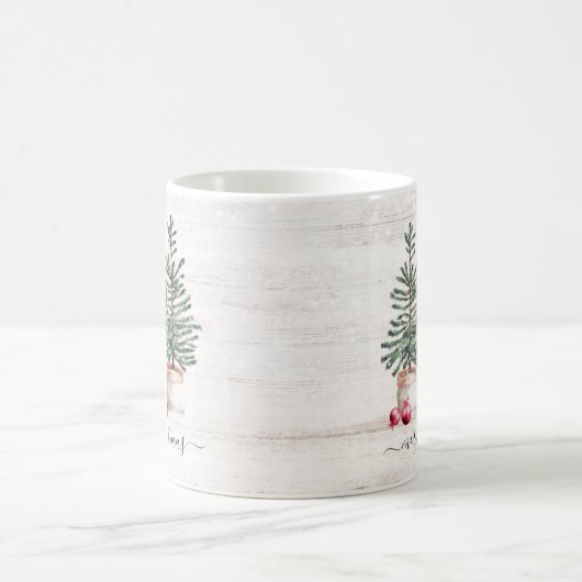 Mug Noël rustique Joyeux Noël (Centre)