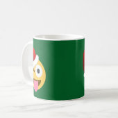 Mug noël santa claus winking emoji (Devant gauche)