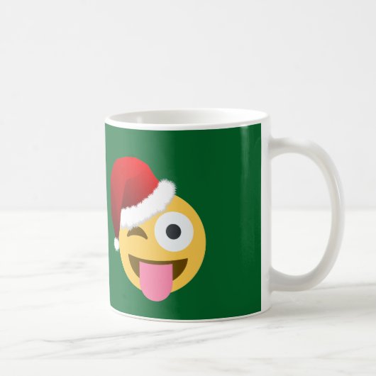 Mug noël santa claus winking emoji (Droite)