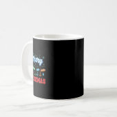 Mug Noël Santa dit 67 Six Seven Mème Drôle Joyeux (Devant gauche)