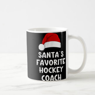 Mug Noël Santas entraîneur de hockey favori Drôle Noël