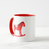 Mug Noël scandinave Cheval Rocking (Devant gauche)