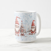 Mug Noël scandinave Gnome Berries rouges (Devant droit)