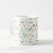 Mug Noël scandinave Motif illustré (Devant gauche)