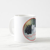 Mug Noël Scottie Westie (Devant gauche)