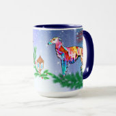 Mug Noël Silken Windhound (Devant droit)